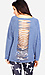 Shredded Back Sweatshirt Thumb 3