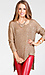 Sequin Thread Open Knit Sweater Thumb 1