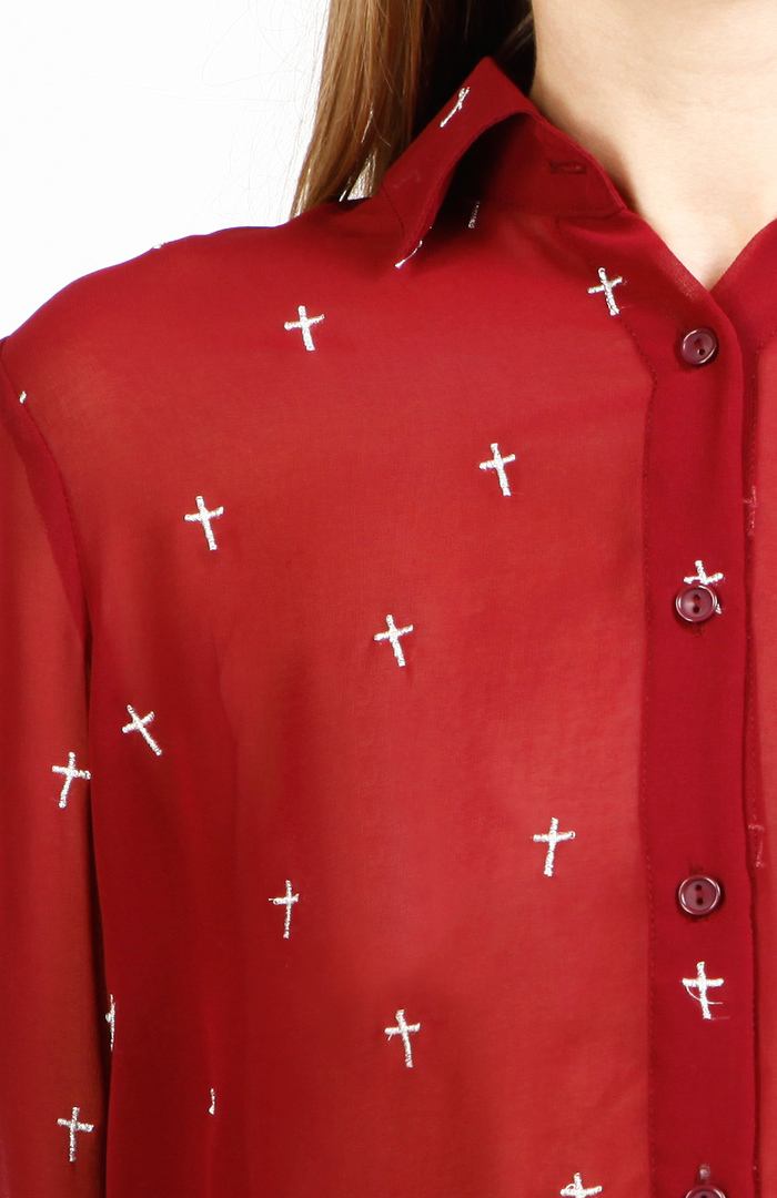 cross blouse cutting