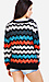 Zigzag Cardigan Sweater Thumb 3