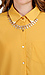 Collar Tip Button Down Blouse Thumb 4