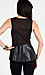 Laser Cut Leather Peplum Top Thumb 3