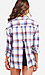 Open Back Plaid Shirt Thumb 3