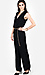 Collared Button Up Jumpsuit Thumb 2