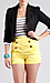 Cropped Jersey Blazer Thumb 1