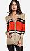 Color Block Striped Cardigan Thumb 4