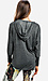 Metallic Hooded Sweater Thumb 3