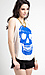 Large Skull Print Tank Thumb 2