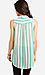 Draped High Low Striped Top Thumb 3