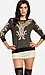 Lucca Couture Brocade Sweater Thumb 1