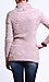 Furry Long Sleeve Turtle Neck Sweater Thumb 3