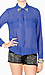 Jewel Tip Collar Blouse Thumb 1