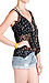 Chiffon Print Cropped Tank Top Thumb 2