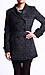 Long Sleeve Leopard Print Trench Coat Thumb 1