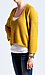 Mustard Cropped Sweater Top Thumb 2