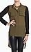 Military Two-Tone Tunic top Thumb 1