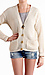 Slouch Waffle Knit Cardigan Thumb 1