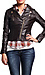 Faux Leather Motorcycle Jacket Thumb 1