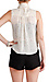 Sequin Collar Sleeveless Blouse Thumb 3