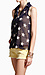 Star Print Button Down Tank Thumb 2