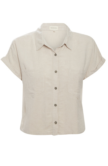 Thread & Supply Short Sleeve Button Down Shirt Slide 1