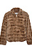 Long Sleeve Faux Fur Jacket Thumb 1