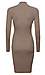 Mock Neck Ribbed Fitted Dress Thumb 2