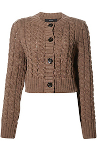 Cropped Button Cardigan Slide 1
