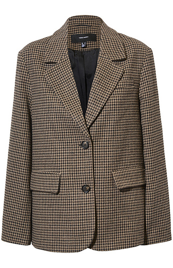 Vero Moda Houndstooth 2 Button Jacket Slide 1