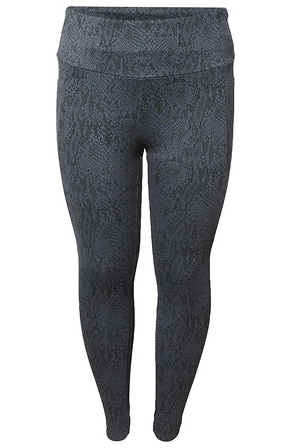 MPG Sport Nicole High Waisted Legging in Charcoal Multi 1X - 3X