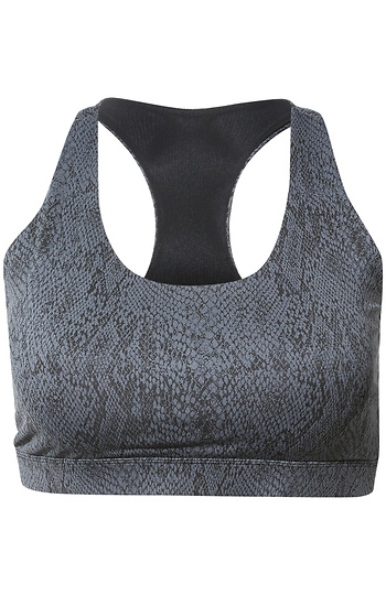 Snake Print Sports Bra Slide 1