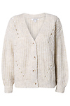 V-Neck Open Knit Cardigan