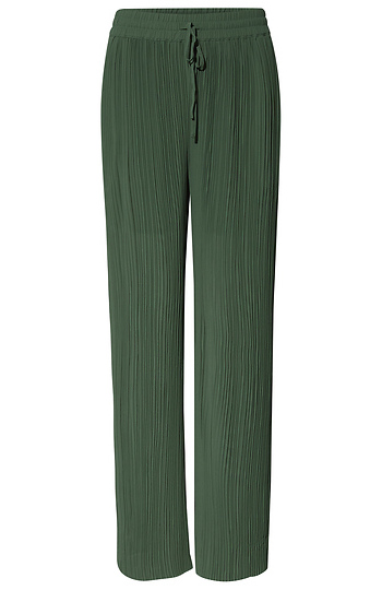 Pleated Straight Long Pants Slide 1