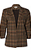 Plaid Open Blazer Thumb 1