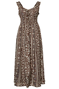 Paisley Print Midi Dress