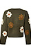 Flower Round Neck Sweater Thumb 2