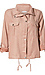 Peach Skin Crop Utility Jacket Thumb 1