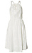 Haltered Neck Embroidered Midi Dress Thumb 1