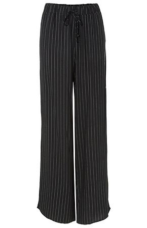 High Rise Wide Leg Stripe Pants