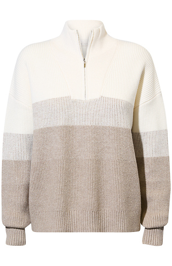 Quarter Zip Knit Sweater Slide 1