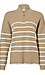 Striped Quarter Zip Sweater Thumb 1