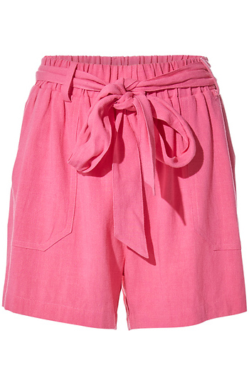 Tie Waist Shorts Slide 1