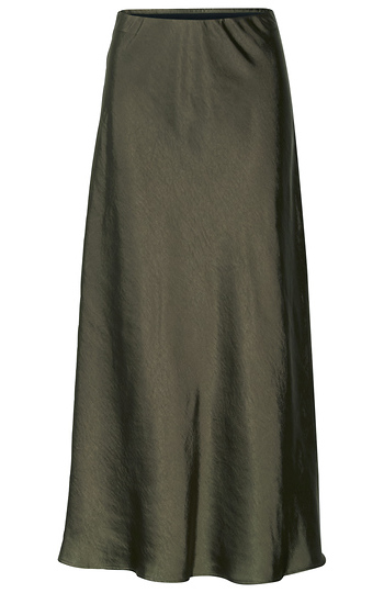 Satin Maxi Skirt Slide 1