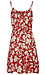 Sleeveless Printed Mini Dress Thumb 2