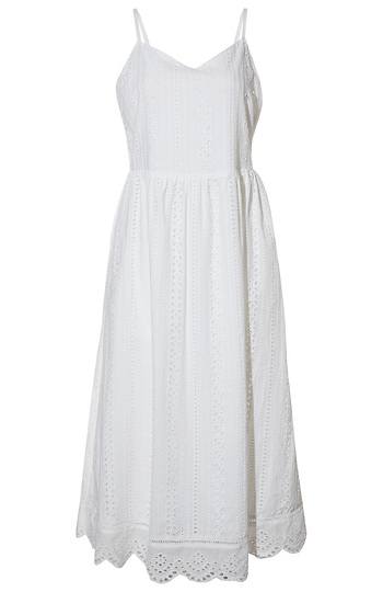 Eyelet Midi Dress Slide 1