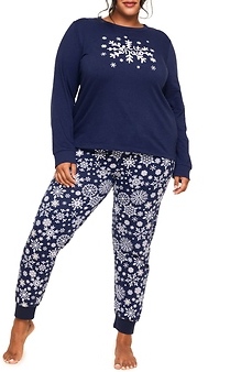 Womens PJ Convo Blue Plus Slide 1