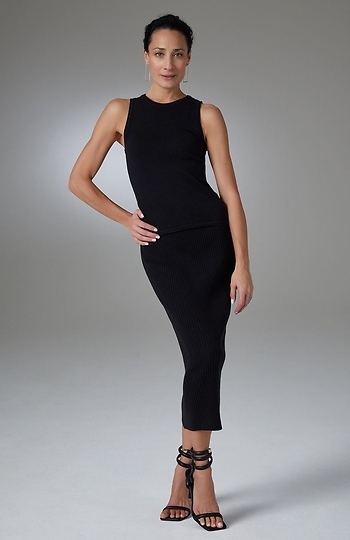 Jameela Sleeveless Sweater Black Slide 1