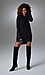 Ashlee Sweater Dress Black Thumb 2